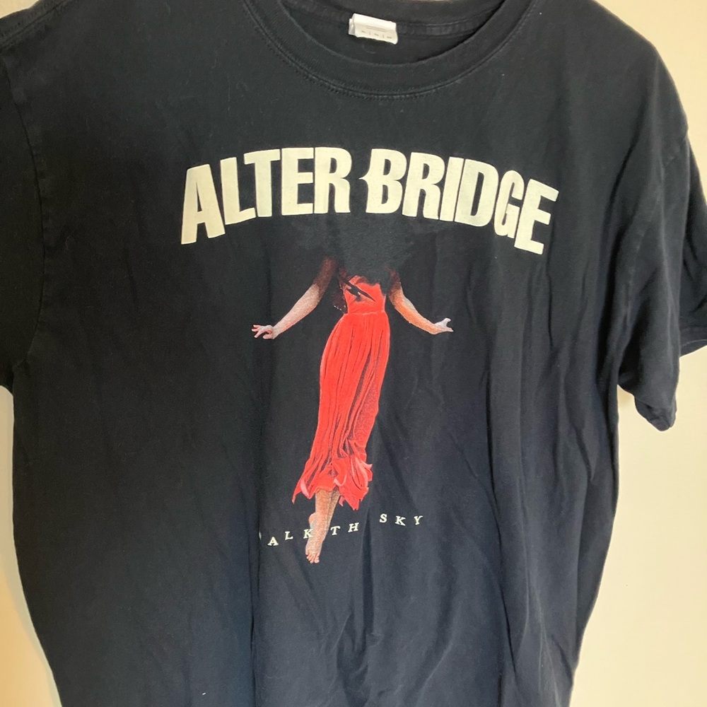 Alter Bridge Black T-Shirt with Red Graphic